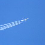 Lufthansa sneaking behind the facade of brighton.