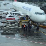 Airbus A320 - Chemicals being loaded